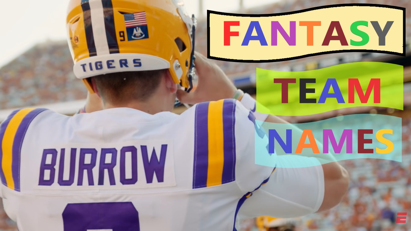 Joe Burrow Fantasy Team Names